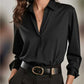 👚New Arrivals - Satin Button-Front Shirt – Soft Fluid Drape & Versatile Pairing for Any Occasion