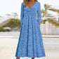 🌸 Women's Wrap V Neck Dress with Pockets– Flattering Feminine Fit With Pockets For Effortless Everyday Style 🤍