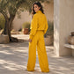 🍂Women Casual Two-Piece Pants Set – Chic Wide-Leg Two-Piece Outfit For Cosy Everyday Style🤍