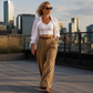 🌸Hot Sale 50% OFF💖Women's Elegant High-Waisted Wide-Leg Suit Pants