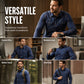✨Men's Casual Plaid Long Sleeve Shirt – Classic Long Sleeve Check Shirt For Everyday Smart-Casual Style 👔