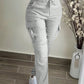 ✨ Women's Casual Drawstring Waist Cargo Pants – Relaxed Utility Style With Comfortable Everyday Fit 👖