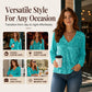 💥50% OFF NOW 🌺 Women's Elegant Sequin V-Neck Top – For Party Nights & Chic Everyday Style✨
