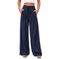 ⌛Limited-Time Offer✨Women's Casual Flowy Pleated Wide-Leg Pants – Flowy Relaxed Fit Pants For Effortless Everyday Elegance🤍