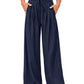⌛Limited-Time Offer✨Women's Casual Flowy Pleated Wide-Leg Pants – Flowy Relaxed Fit Pants For Effortless Everyday Elegance🤍