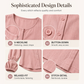 ✨ Women's Relaxed Button-Down Shirt – Loose Fit Casual Blouse For Effortless Everyday Elegance 🤍