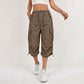 ✨ Women's Quick-Dry Cargo Capri Trousers – Lightweight Utility Style For Comfortable Everyday Wear🤍