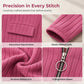 ⌛Limited-Time Offer-Women's Zipper V-Neck Ribbed Knit Long Sleeve Top