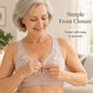 ⏰Last Day Sale 54% Off💃Front Closure Wire-Free Bra for Elderly Women Seamless Vest Style Plus Size