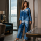 🎨 💙 Women's Long Sleeve Top & Wide Leg Pants Set