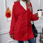 ✨ Women's Hooded Button Down Jacket– Casual Lightweight Outer Layer For Effortless Everyday Style🤍