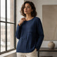 ⏰Last Day Sale 54% Off 💃Women's Crewneck Textured Patchwork Top