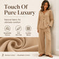⏰Last Day Sale 50% Off 💃 Women's V-Neck Long Sleeve Top & Wide-Leg Pants Set