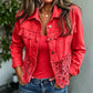 ⏰Last Day Sale 50% Off 💃 Women's Lace Stitching Denim Jacket