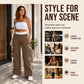 ⏰Last Day Sale 63% Off  👖 Women's Side Stripe Straight-Leg Cargo Pants