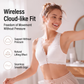 🌸 Women's Wire-Free Front Closure Lace Bra – Comfort, Support & Effortless Elegance