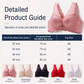 🌸 Women's Wire-Free Front Closure Lace Bra – Comfort, Support & Effortless Elegance