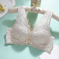🌸 Women's Wire-Free Front Closure Lace Bra – Comfort, Support & Effortless Elegance
