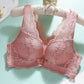 🌸 Women's Wire-Free Front Closure Lace Bra – Comfort, Support & Effortless Elegance