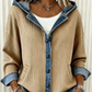 ⏰Last Day Sale 55% Off💃 Women's Denim Patchwork Hooded Jacket