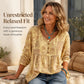 ✨ Women's Loose Fit V-Neck Casual Blouse – Effortless Style for Everyday Comfort