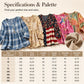 ✨ Women's Loose Fit V-Neck Casual Blouse – Effortless Style for Everyday Comfort