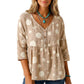 ✨ Women's Loose Fit V-Neck Casual Blouse – Effortless Style for Everyday Comfort