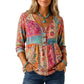 ✨ Women's Loose Fit V-Neck Casual Blouse – Effortless Style for Everyday Comfort