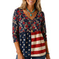 ✨ Women's Loose Fit V-Neck Casual Blouse – Effortless Style for Everyday Comfort