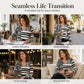 ⏰Last Day Sale 52% Off 💃 Women's Loose Digital Print Round Neck T-Shirt Short Sleeve Casual Top