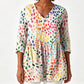 ⏰Last Day Sale 52% Off 💃 Women's Loose Digital Print Round Neck T-Shirt Short Sleeve Casual Top