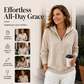 ✨ Women’s Half Zip Hooded Sweatshirt – Cozy Comfort Meets Effortless Everyday Style