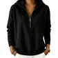 ✨ Women’s Half Zip Hooded Sweatshirt – Cozy Comfort Meets Effortless Everyday Style