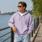✨ Men's Knit Quarter-Zip Hoodie Sweatshirt – Classic Comfort With a Modern Edge