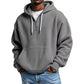 ✨ Men's Knit Quarter-Zip Hoodie Sweatshirt – Classic Comfort With a Modern Edge