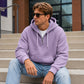 ✨ Men's Knit Quarter-Zip Hoodie Sweatshirt – Classic Comfort With a Modern Edge