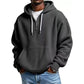 ✨ Men's Knit Quarter-Zip Hoodie Sweatshirt – Classic Comfort With a Modern Edge