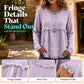 👚 ✨Women's Vintage Fringe Tassel Casual Top – Boho Charm Meets Everyday Comfort