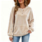 🧸Women's Golden Velvet Sweatshirt – Luxe Comfort for Effortless Autumn Style