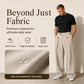 👖 Men's Straight Leg Wrinkle Resistant Pants – Smart Style Without the Fuss