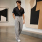 👖 Men's Straight Leg Wrinkle Resistant Pants – Smart Style Without the Fuss