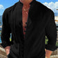 👔Men's Casual Stand Collar Long Sleeve Shirt – Effortless Style for Every Day