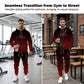 🧥 Men's Gradient Tracksuit Set - Hoodie and Sweatpants – Effortless Style Meets Everyday Comfort