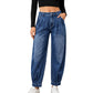 ⏰Last Day Sale 50% Off💃Women's High Waisted Harem Denim Pants