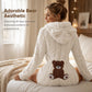 🧸Women’s Plush Hooded Long Sleeve Romper – Cozy Comfort You’ll Want to Live In