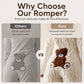 🧸Women’s Plush Hooded Long Sleeve Romper – Cozy Comfort You’ll Want to Live In