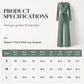 🎀Women's Long Sleeve V-Neck Jumpsuit with Belt – Effortless Elegance in One Look