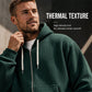 🍂Men's Full -Zip Waffle Knit Hooded Sweatshirt – Cozy Comfort Meets Everyday Style