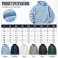 🍂Men's Full -Zip Waffle Knit Hooded Sweatshirt – Cozy Comfort Meets Everyday Style