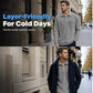 🍂 Men's Casual Ribbed Half Zip Sweater – Smart Comfort for Cooler Days